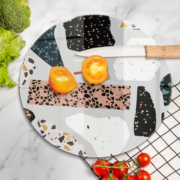 Skärbräda glas unik Stengods