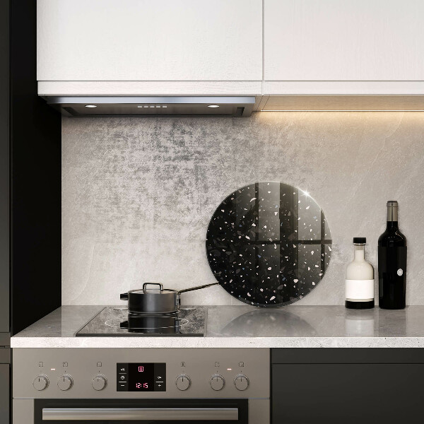 Skärbräda glas unik Mörk stengods