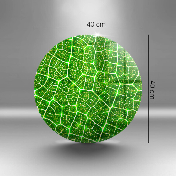 Skärbräda glas unik Bladstruktur