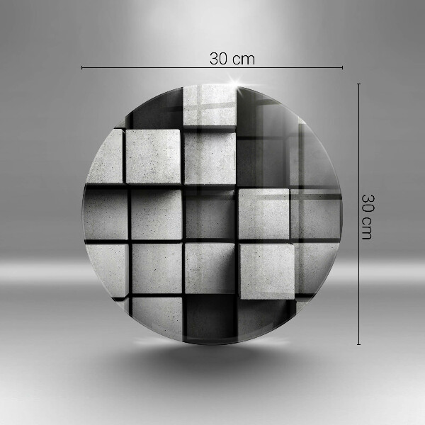 Skärbräda glas unik 3D geometri bakgrund