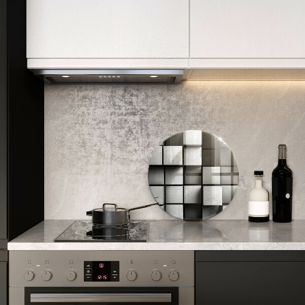 Skärbräda glas unik 3D geometri bakgrund