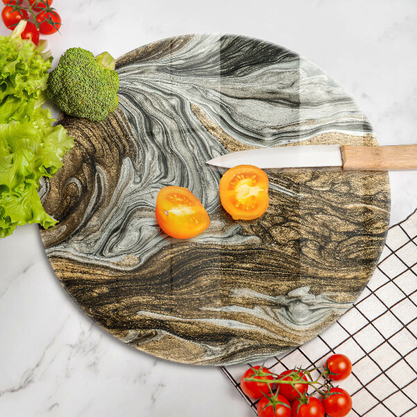 Skärbräda glas unik Rik abstraktion