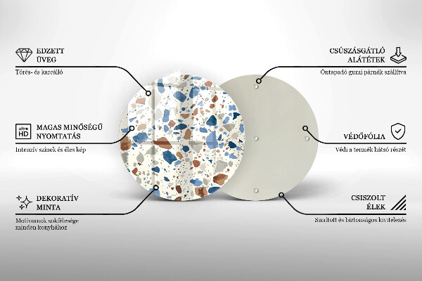 Skärbräda glas unik Dekorativt stengods
