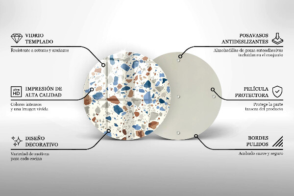Skärbräda glas unik Dekorativt stengods