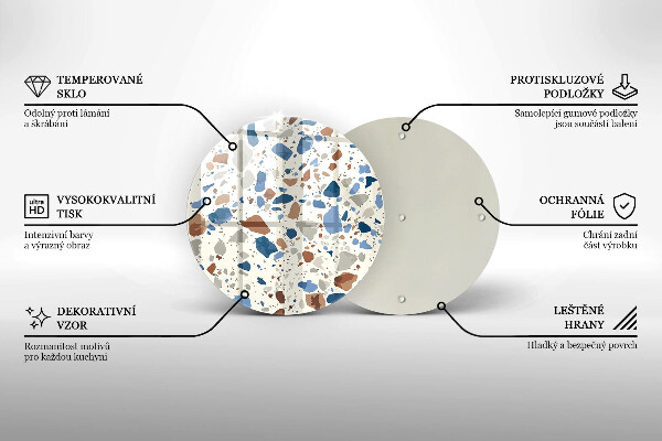 Skärbräda glas unik Dekorativt stengods