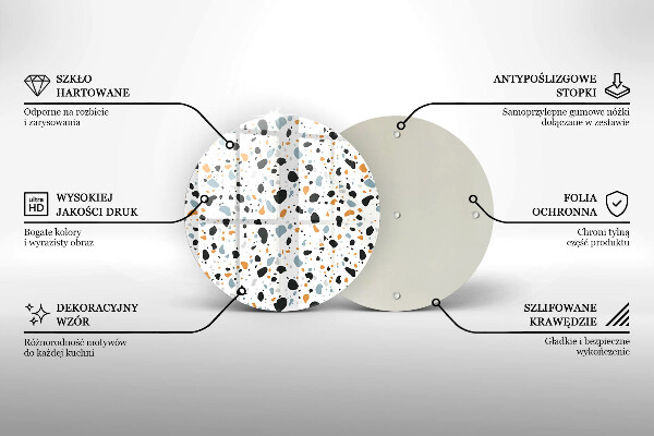 Skärbräda glas unik Dekorativt stengods