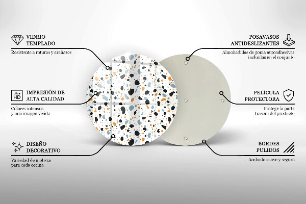 Skärbräda glas unik Dekorativt stengods