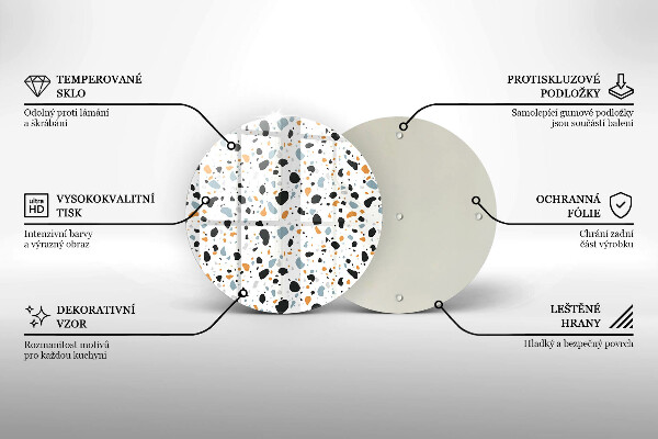 Skärbräda glas unik Dekorativt stengods
