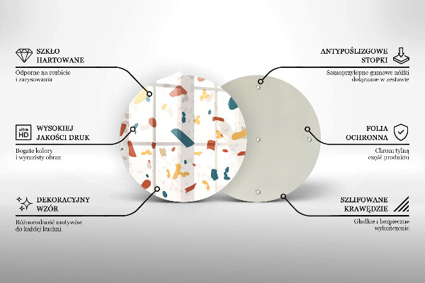 Skärbräda glas unik Dekorativt stengods