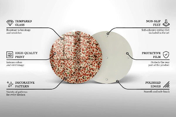 Skärbräda glas unik Fint stengods