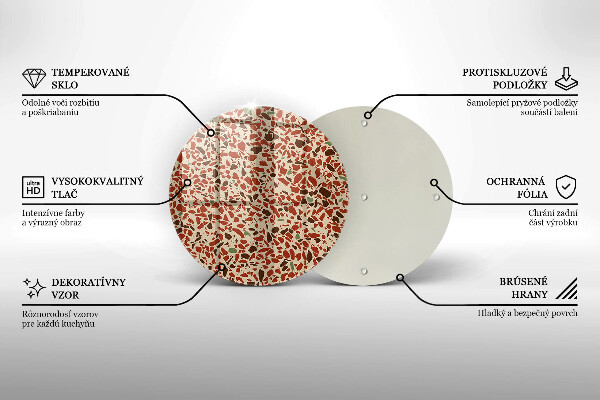 Skärbräda glas unik Fint stengods