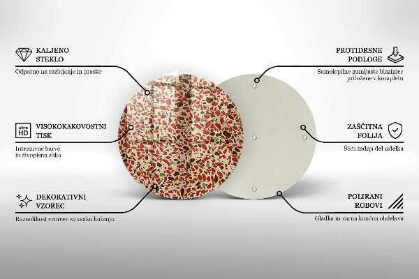 Skärbräda glas unik Fint stengods