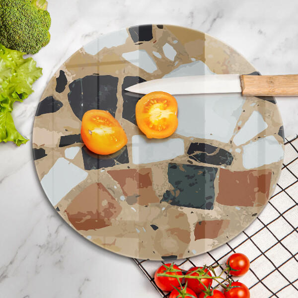 Skärbräda glas unik Dekorativ stenplatta