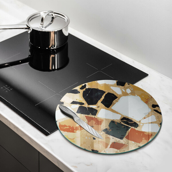 Skärbräda glas unik Dekorativ stenplatta