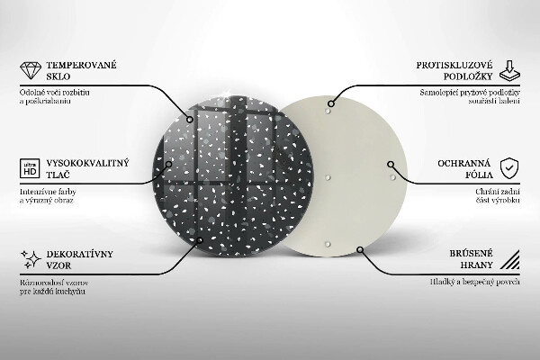 Skärbräda glas unik Dekorativ sten