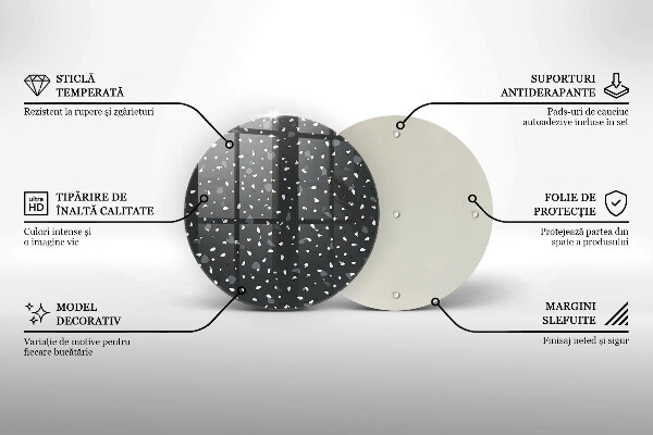 Skärbräda glas unik Dekorativ sten