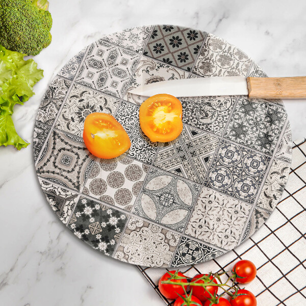 Skärbräda glas unik Dekorativa plattor