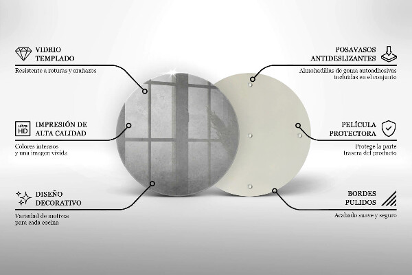 Skärbräda glas unik Betong textur bakgrund