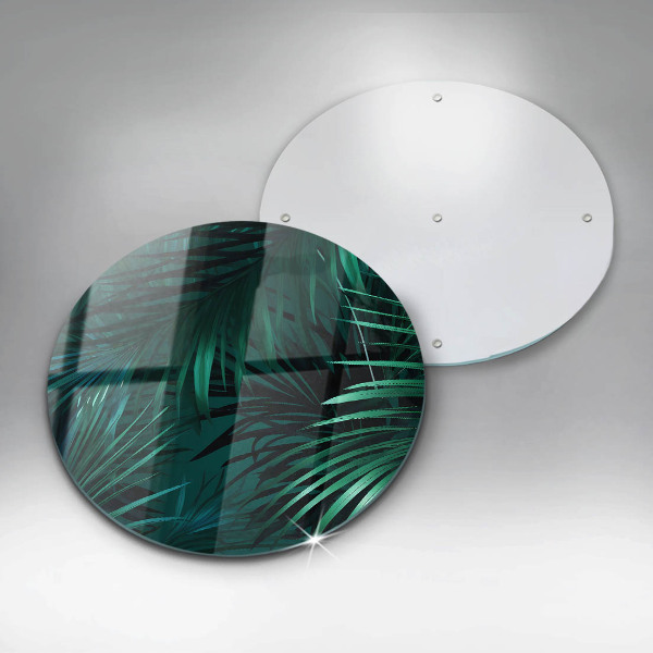 Skärbräda glas unik Vilda djungellöv