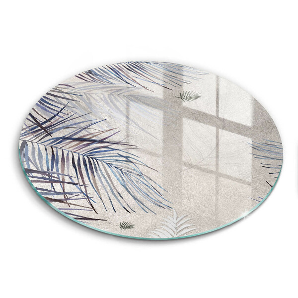 Skärbräda glas unik Subtila blad