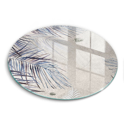 Skärbräda glas unik Subtila blad