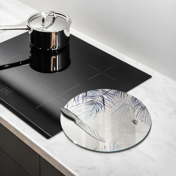 Skärbräda glas unik Subtila blad