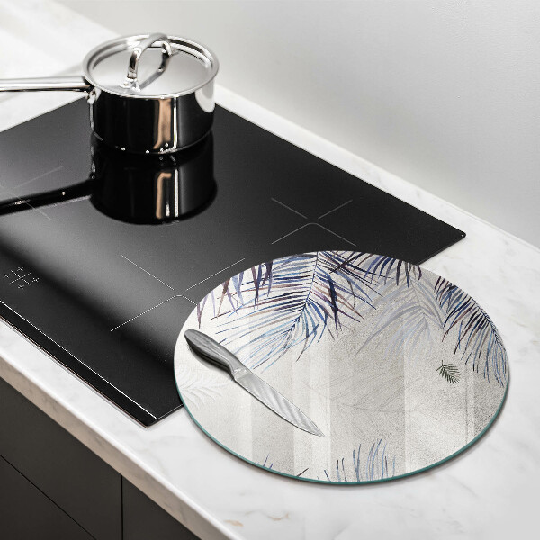 Skärbräda glas unik Subtila blad