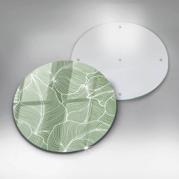 Skärbräda glas unik Linjära blad