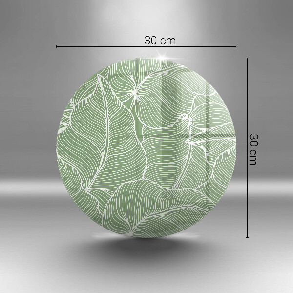 Skärbräda glas unik Linjära blad
