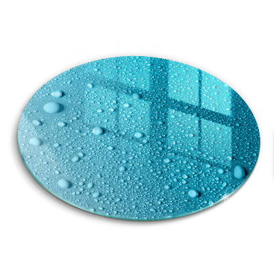 Skärbräda glas unik Vattendroppar