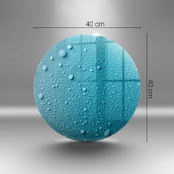 Skärbräda glas unik Vattendroppar