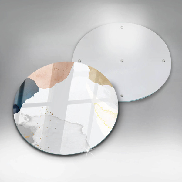 Skärbräda glas unik Abstrakta fläckar