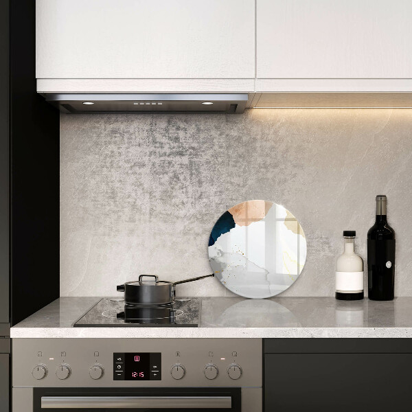 Skärbräda glas unik Abstrakta fläckar