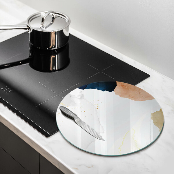 Skärbräda glas unik Abstrakta fläckar