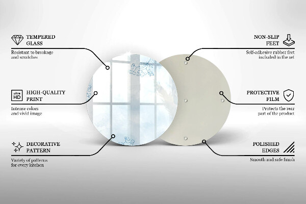 Skärbräda glas unik Delikat bakgrund