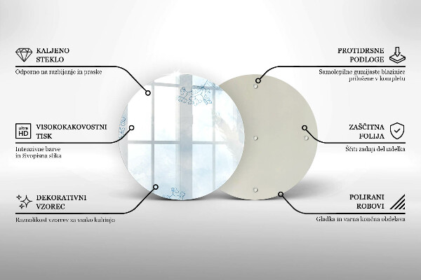 Skärbräda glas unik Delikat bakgrund