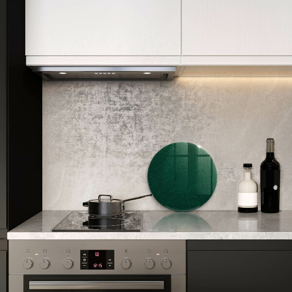 Skärbräda glas unik Minimalistiska blad