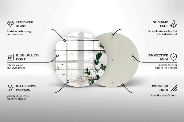 Skärbräda glas unik Gamla brädor och löv