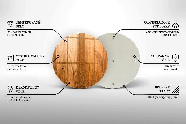 Skärbräda glas unik Träskivor