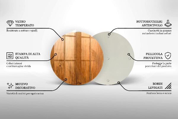 Skärbräda glas unik Träskivor