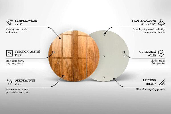 Skärbräda glas unik Träskivor