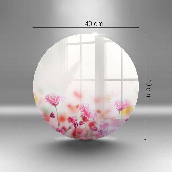 Skärbräda glas unik Blomsteräng