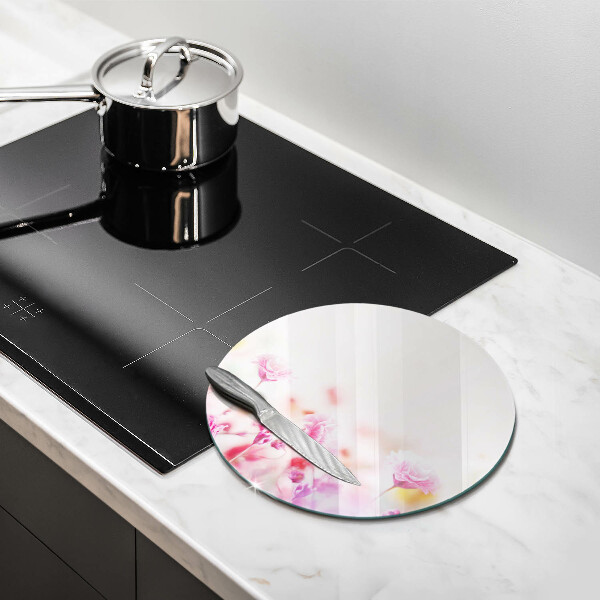 Skärbräda glas unik Blomsteräng