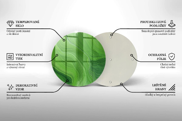 Skärbräda glas unik Abstrakt konsistens