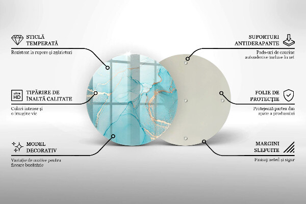 Skärbräda glas unik Stenabstraktion