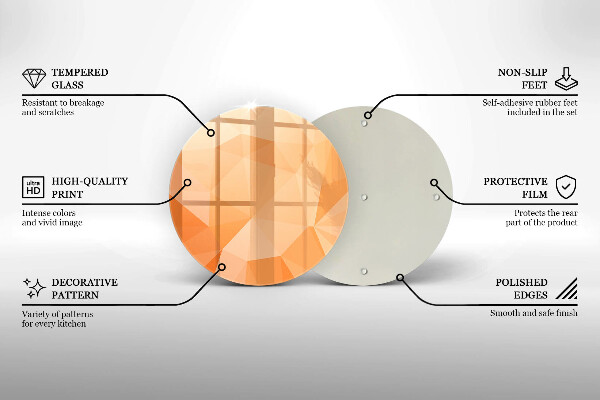 Skärbräda glas unik Geometrisk bakgrund