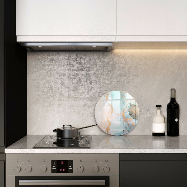 Skärbräda glas unik Marmor abstraktion