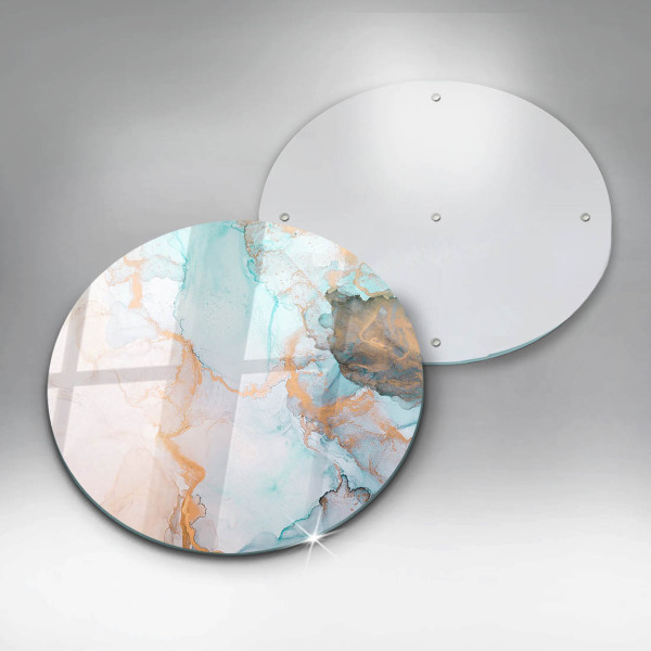 Skärbräda glas unik Marmor abstraktion