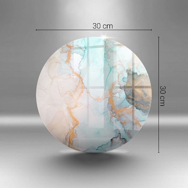 Skärbräda glas unik Marmor abstraktion