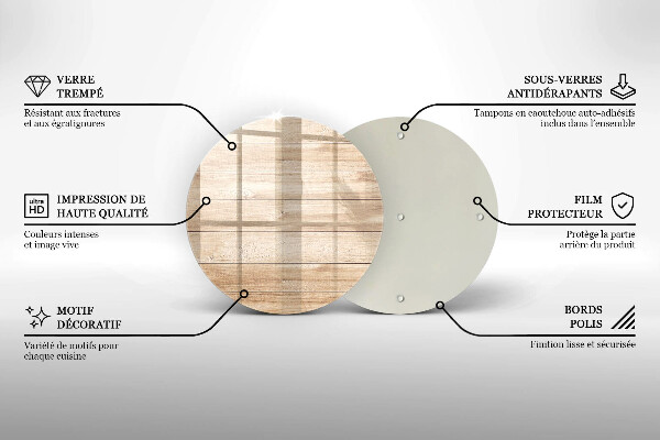 Skärbräda glas unik Träskivor